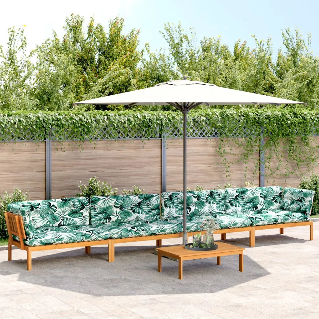 Set Divano Pallet Giardino 5pz con Cuscini Massello Acacia 3209510