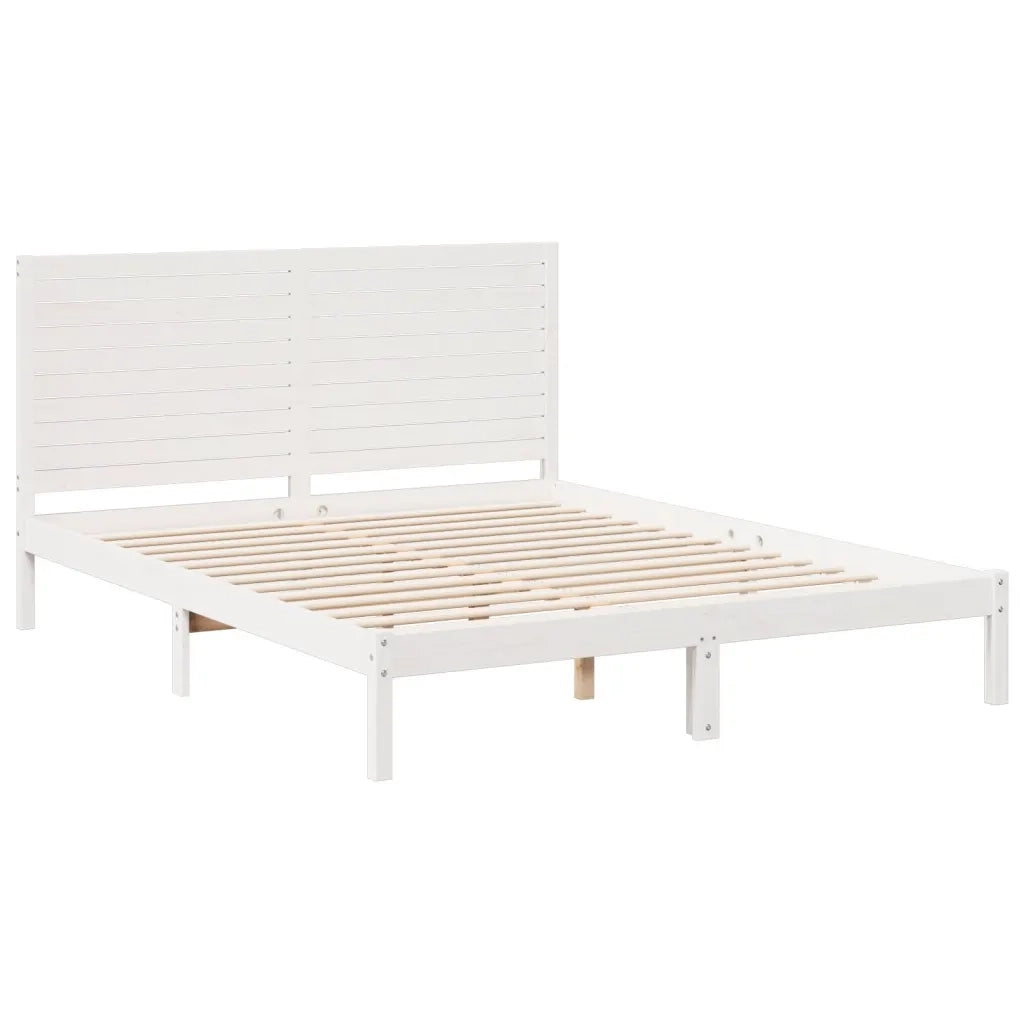 Giroletto Extra Lungo senza Materasso Bianco 160x210cm Massello 3309302