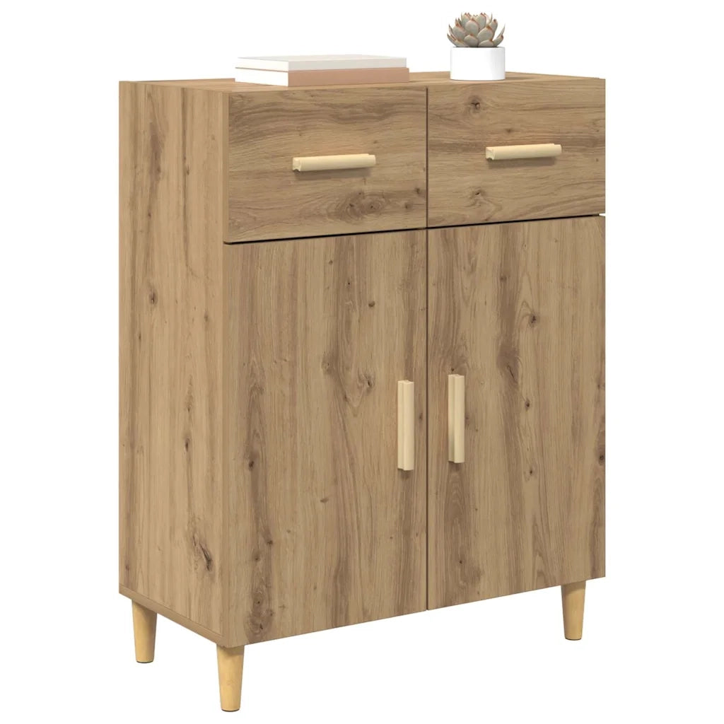 Credenza-Buffet-Armadio da cucina rovere artigianale 34 x 69.5 x 89 cm Legno multistrato