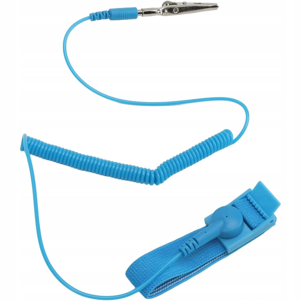Braccialetto Antistatico ESD – Protezione Elettrostatica | Cavo 1,8m, Resistenza 1 MΩ