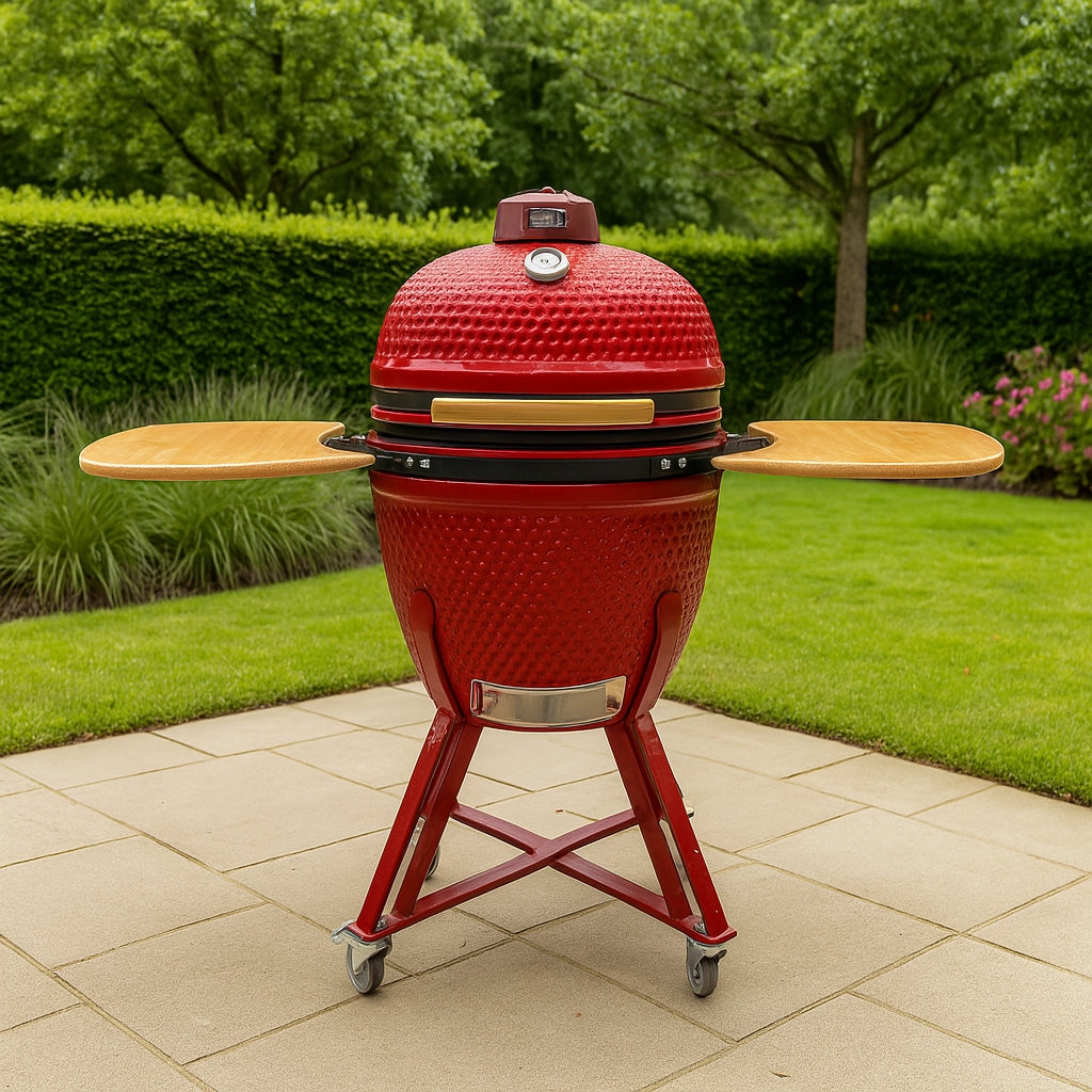 Kamado Barbecue a Carbone 54cm rosso