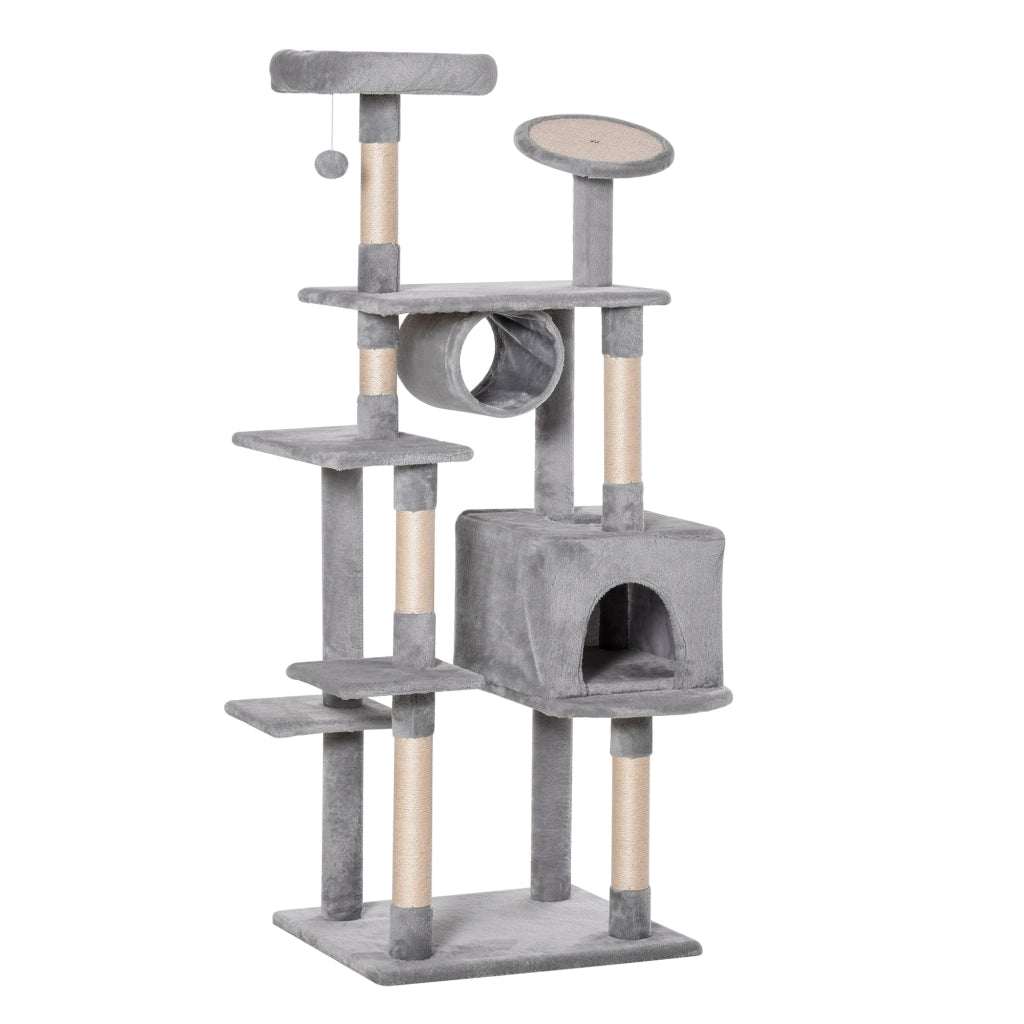 Tiragraffi per Gatti ¨C zephmum ¨C Grigio, 60x50x165cm