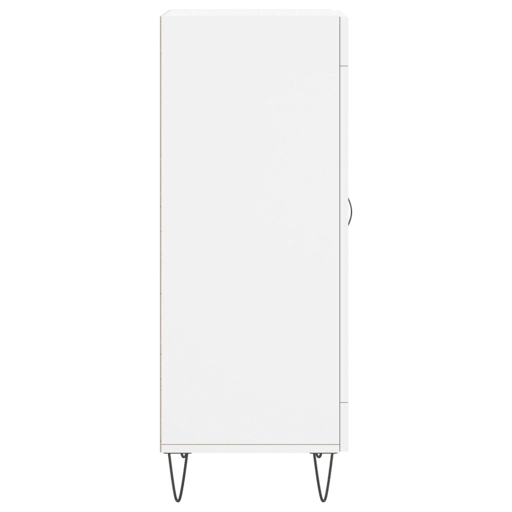 vidaXL Credenza Bianca 34,5x34x90 cm in Legno Multistrato