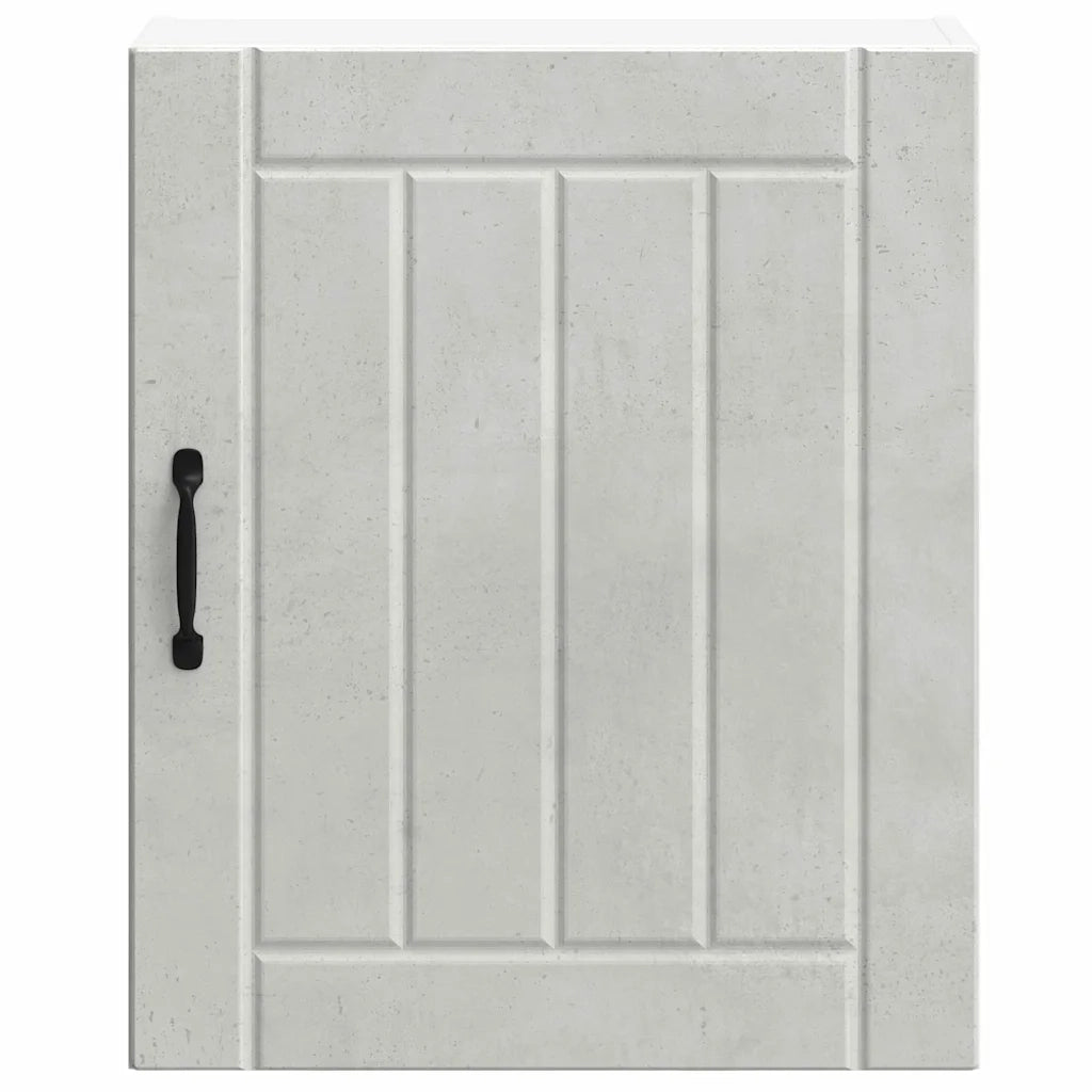 Pensili da cucina 2 pz Lucca in Legno Multistrato Grigio cemento 853806