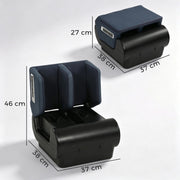 MASSAGGIATORE GAMBE 2-in-1 con riscaldamento, timer 15 min, Blu
