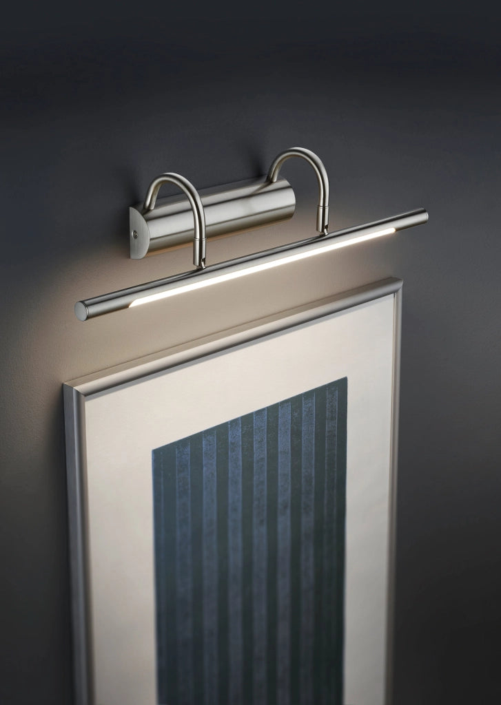 Applique da Interno a LED in Metallo Nickel Opaco