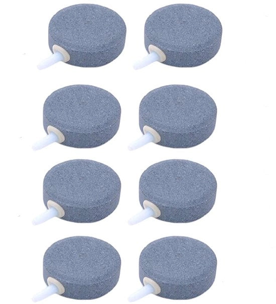 Airstone per Acquario - 8 Stuks - Ø 4 cm