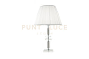 LUME GRANDE DIDO  1 LUCE CRISTALLO E CROMO ATTACCO  E27 D.40CM