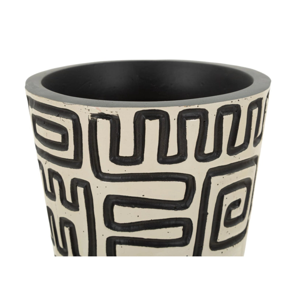Vaso Decorativo VKH1033, Grigio, Poliresina, 16x16x86 cm