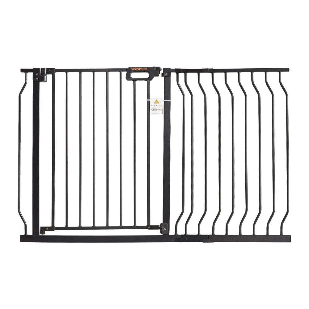 Cancelletto Sicurezza Bambini Scale Porte Corridoi 749-1178 mm Altezza 762 mm Senza Forare Apertura 180 Gradi Nero