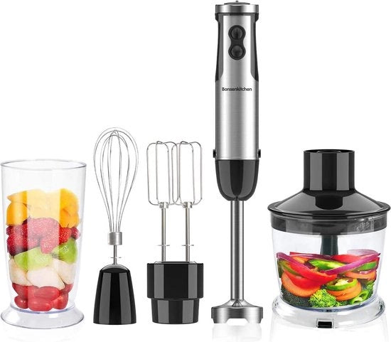 Frullatore a immersione con 5 velocità e 1,5 litri di capacità