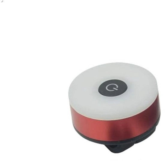 Luce per bicicletta - illuminazione posteriore ricaricabile - luce rossa alta intensità - portabagagli con casco - lampada LED - 5 modalità di illuminazione - allarme di sicurezza