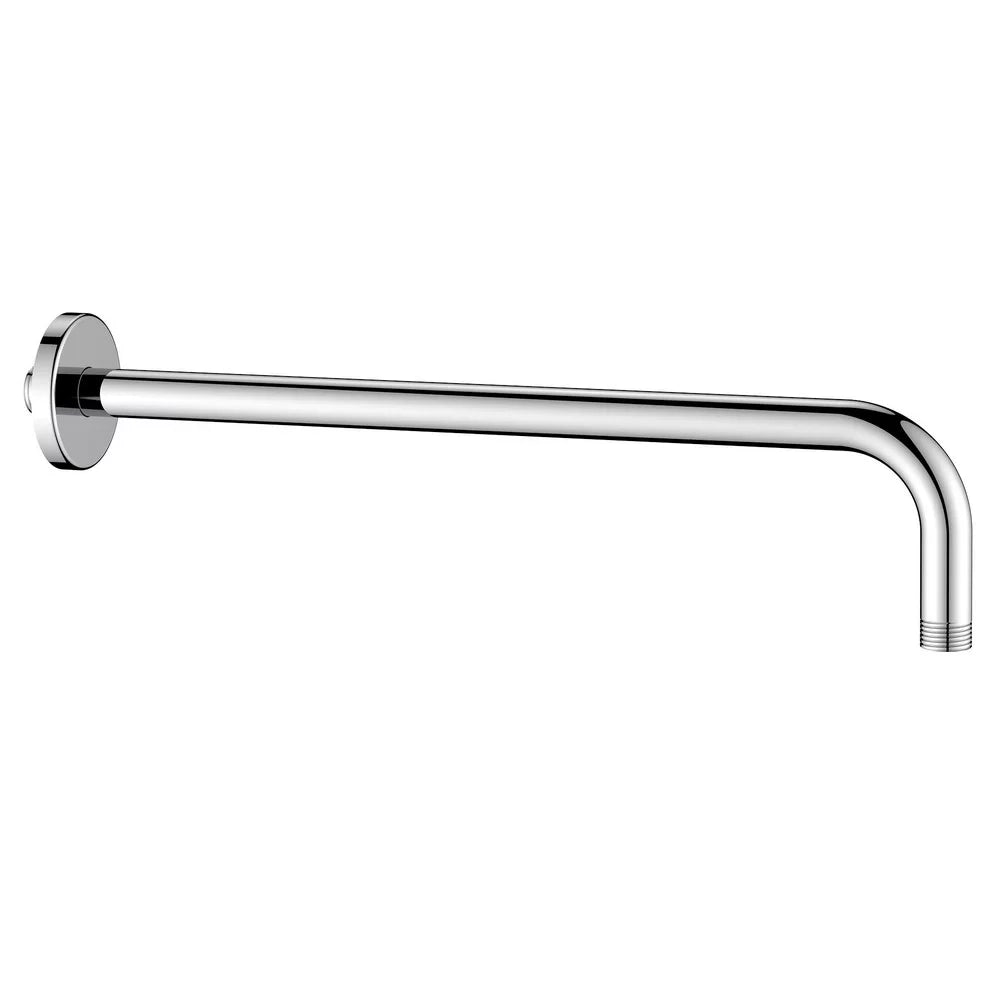 Braccio doccia tondo lungo 40 cm con rosone