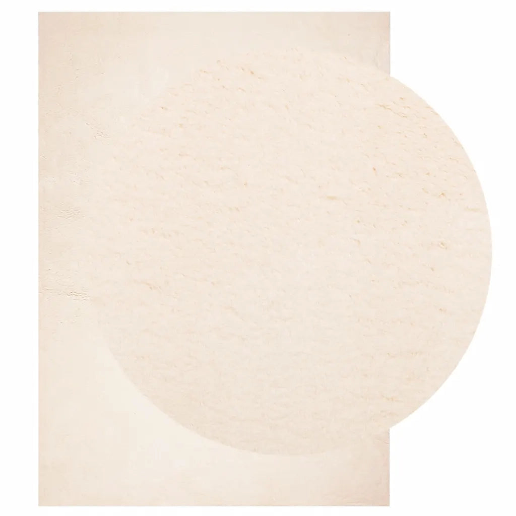 Tappeto a Pelo Corto HUARTE Morbido e Lavabile Beige 200x280 cmcod mxl 133925