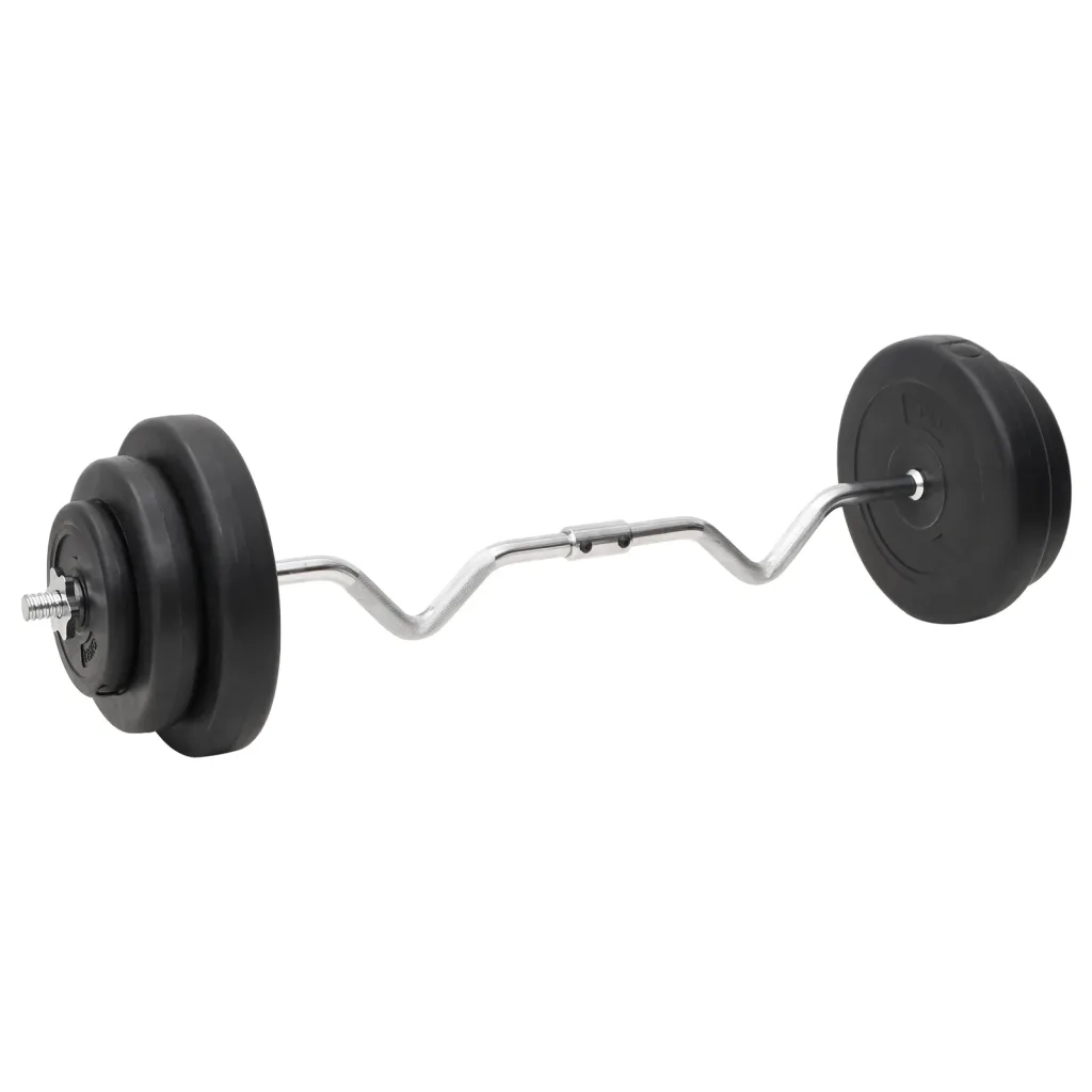 Set Bilanciere Curl e Manubri con Dischi 60 kg CFW1597402