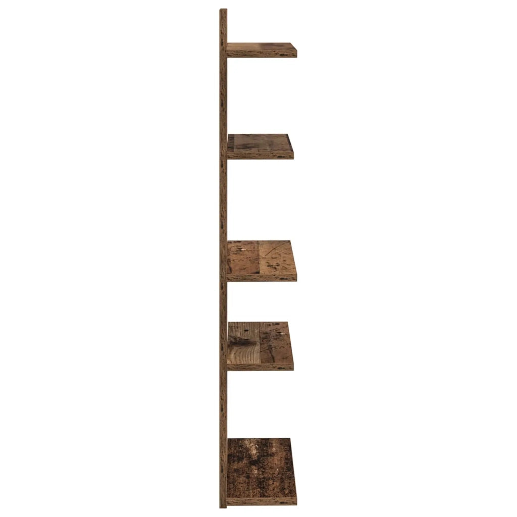 Mensola a muro flottante Legno antico 48,5 x 15 x 101 cm 8012202