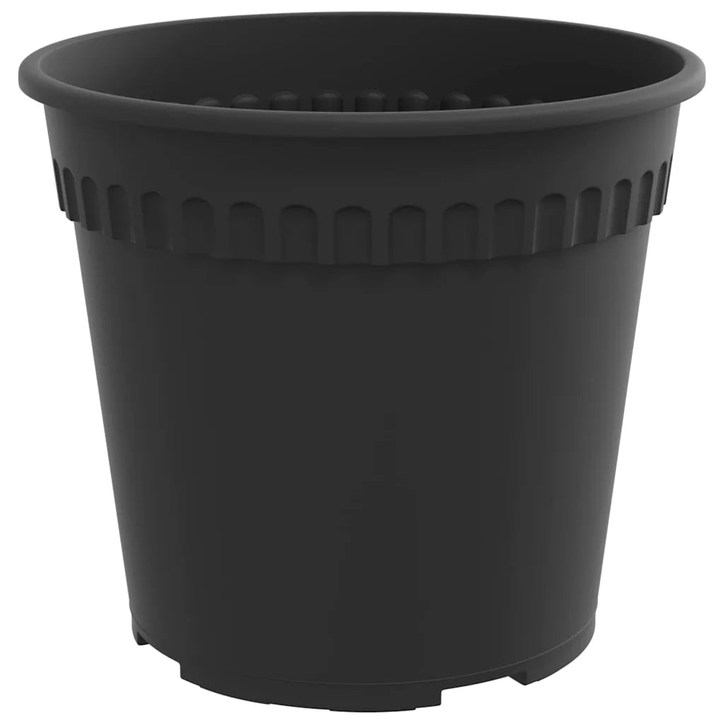 Vasi per Piante 24 pcs Nero Ø 17 x 14 cm Plastica