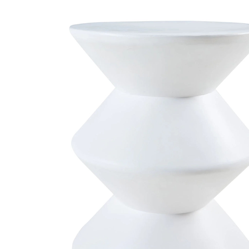 Tavolino laterale 47 x 37 cm bianco 03_0010919