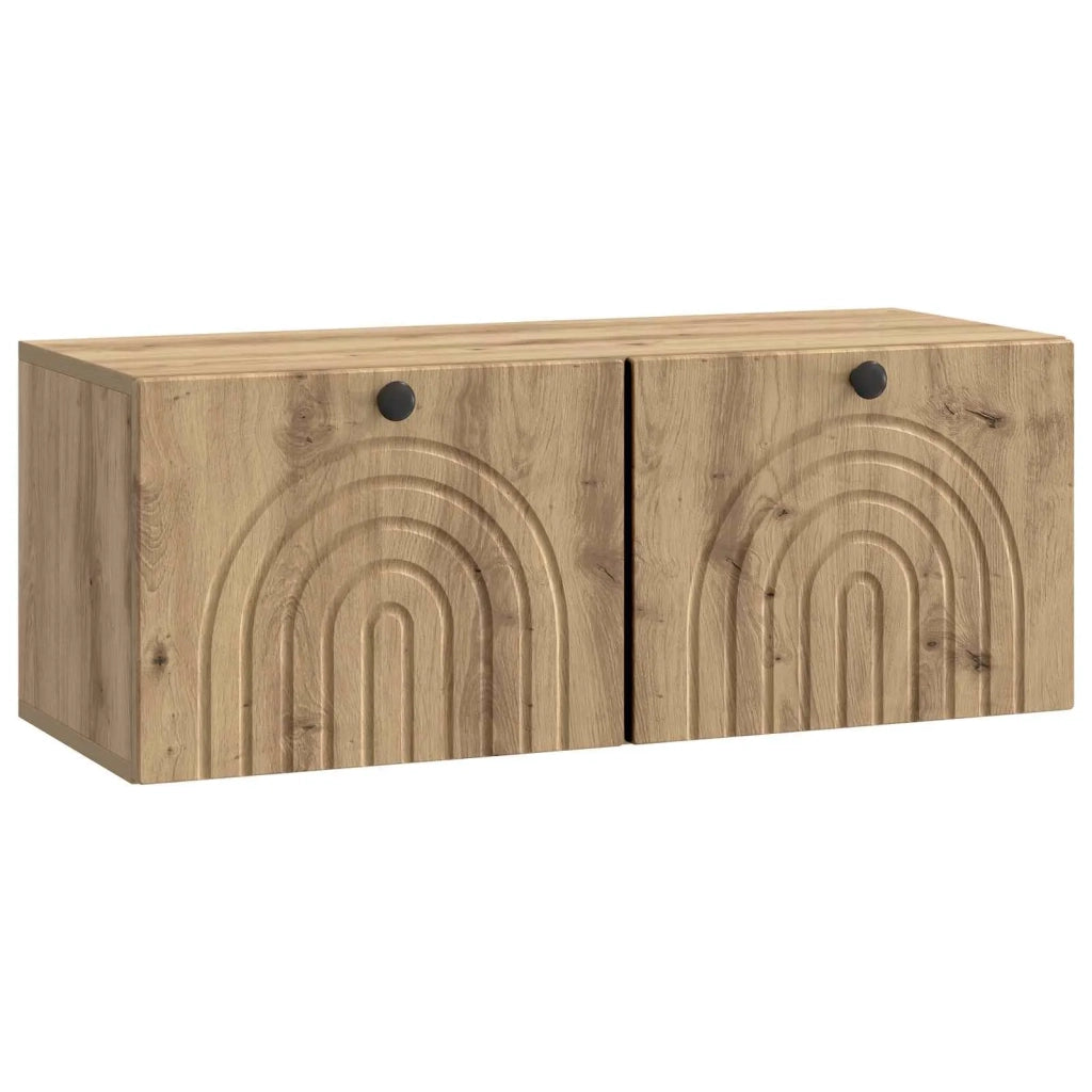 Mobile Porta TV da Muro Rovere Artigianale 78,5 x 31 x 30 cm