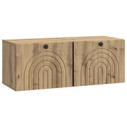 Mobile Porta TV da Muro Rovere Artigianale 78,5 x 31 x 30 cm