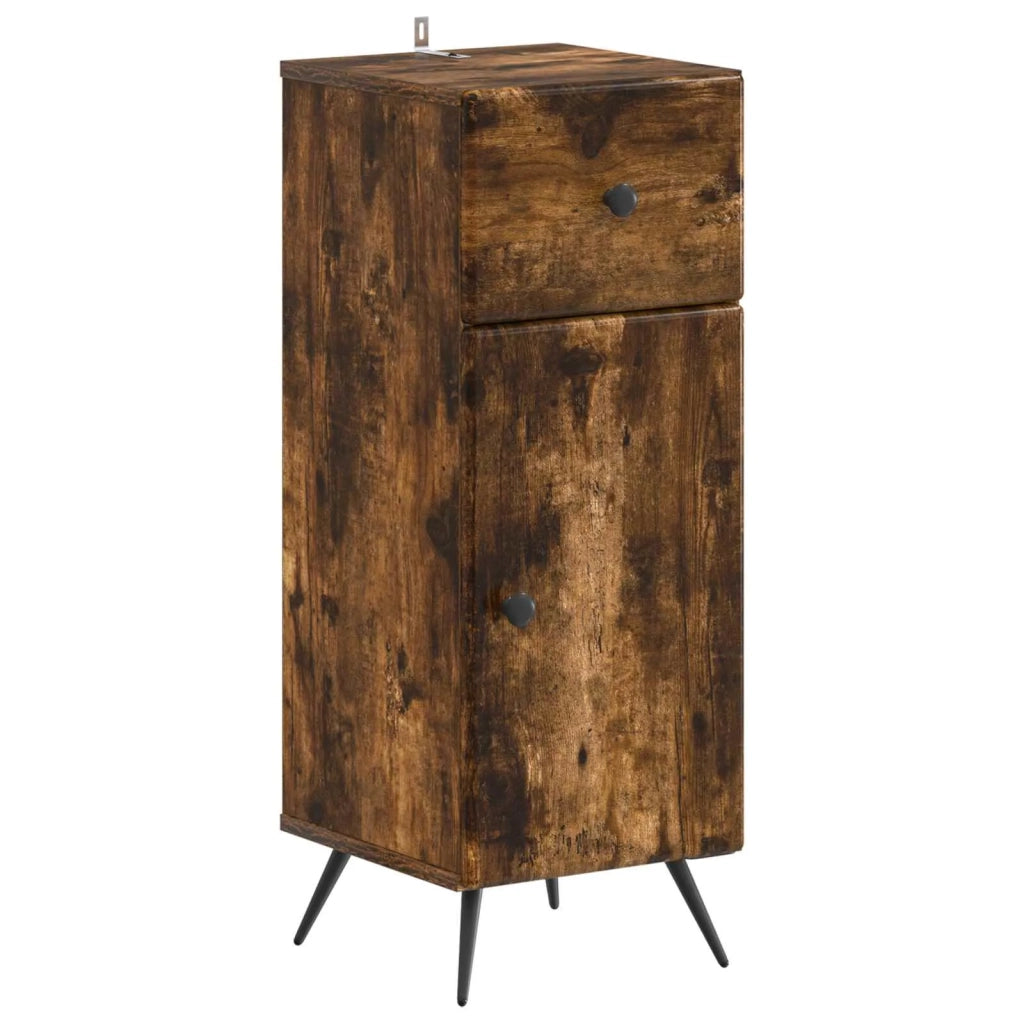 Set di armadietti da bagno in 3 pezzi BREDA Rovere Fumo 3417806