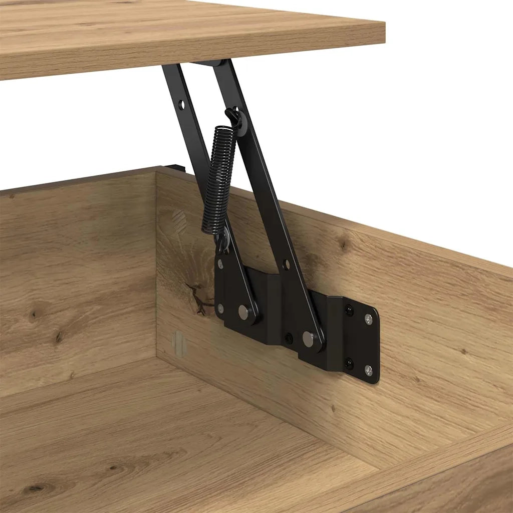 Tavolino da Salotto-Tavolino da soggiorno-Tavolo Rovere artigianale 100 x 55 x 48.5 cm