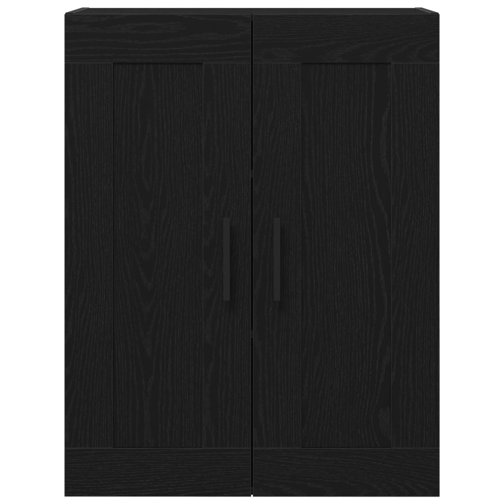 Mobile a muro Rovere Nero 69,5 x 34 x 90 cm Legno multistrato 862952