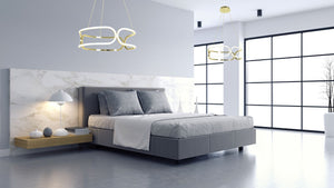 Lampada Da Soffitto Led App791-cp Trio Gold