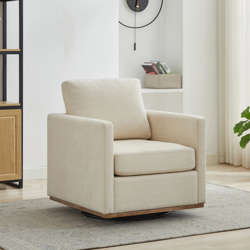 Poltrona girevole 4 facce - Zephmum- 360¡ã rotazione beige
