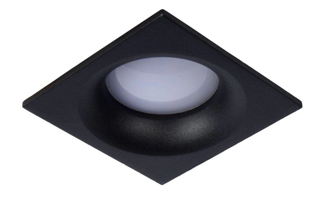Faretto incasso soffitto Lucide ZIVA GU10 5W nero IP44