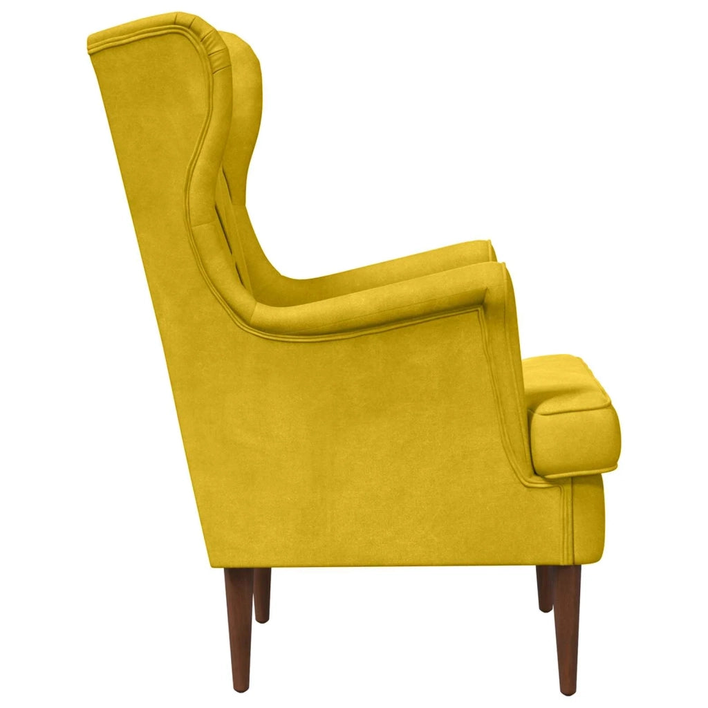 poltrona Giallo Velluto 42029902