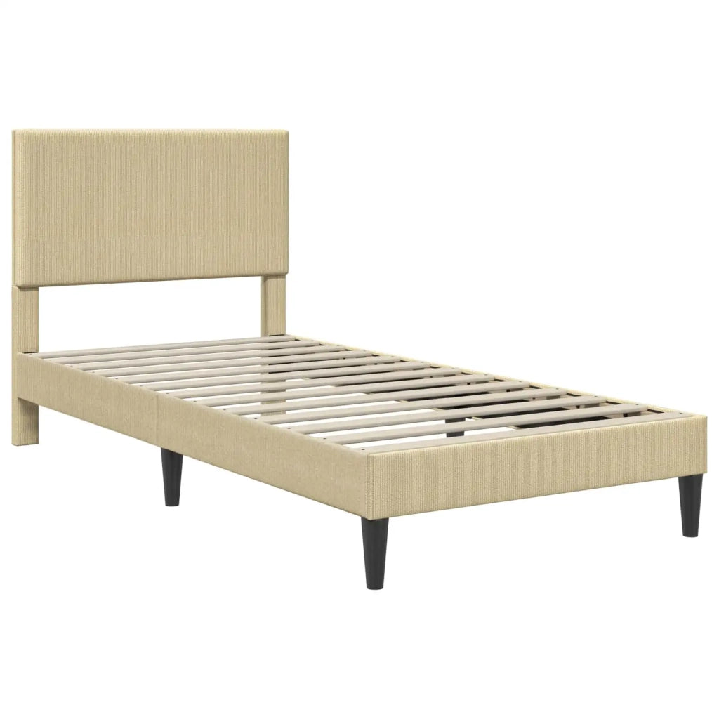 Struttura del letto Grigio Verde Chiaro 100 x 200 cm 42027719