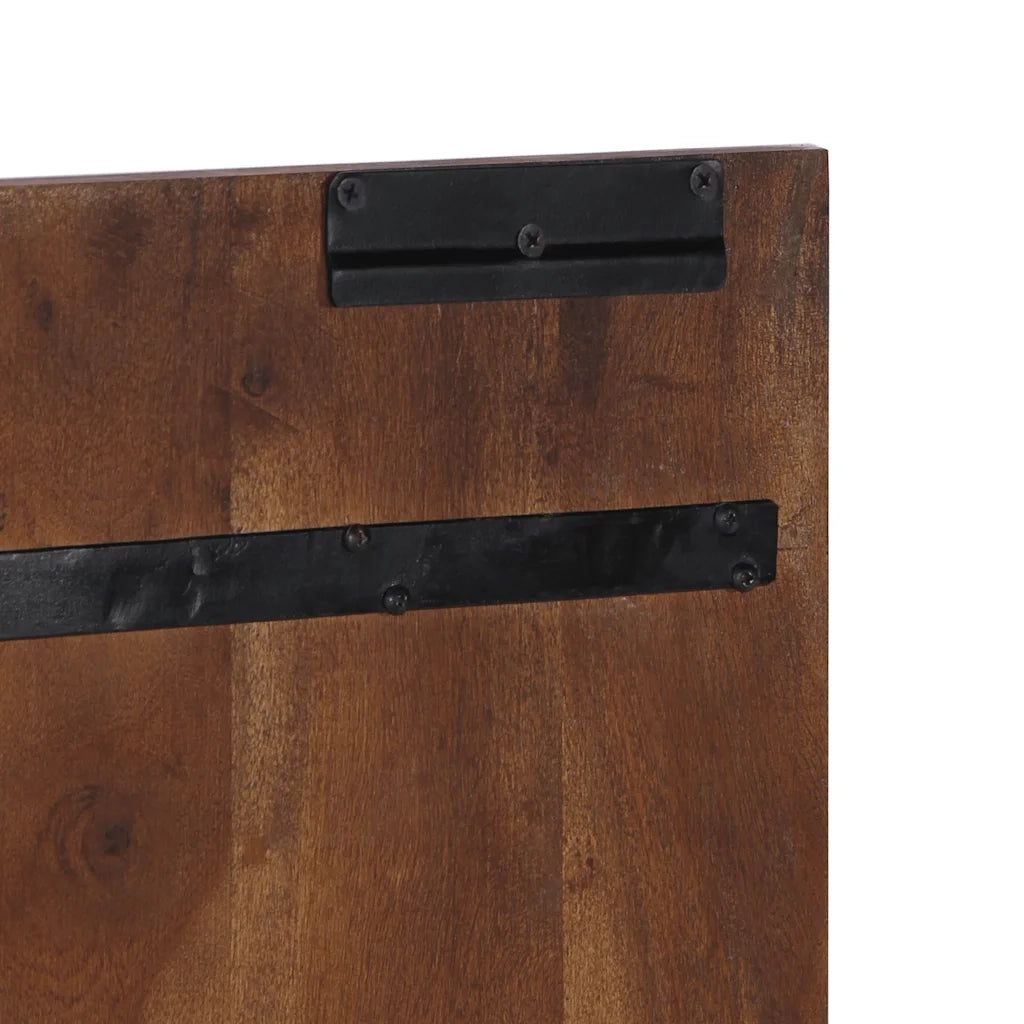 Testiera Multicolore 140 cm in Legno Massello Recupero