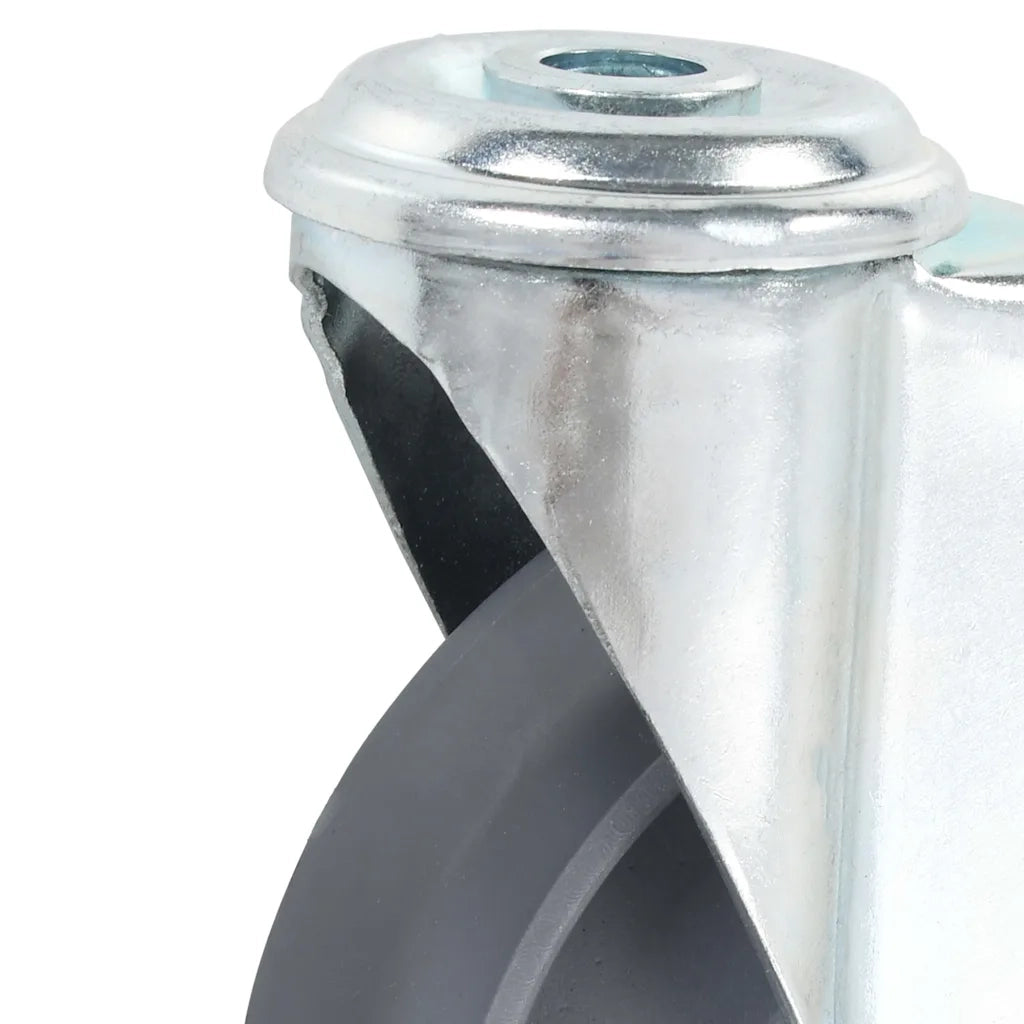 vidaXL Ruote Girevoli con Foro per Bullone 8 pz 125 mm