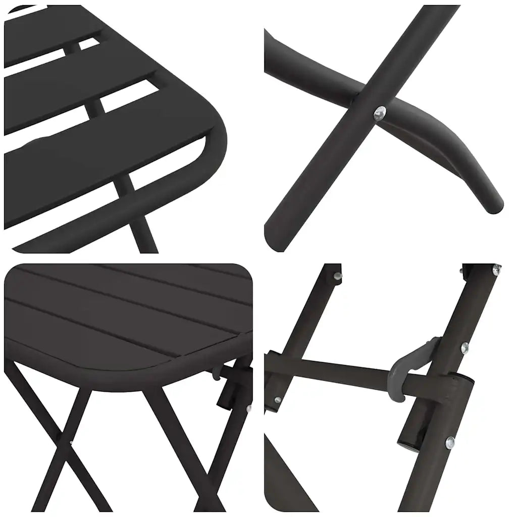 Set bistrot 3 pcs Antracite Acciaio 42002954