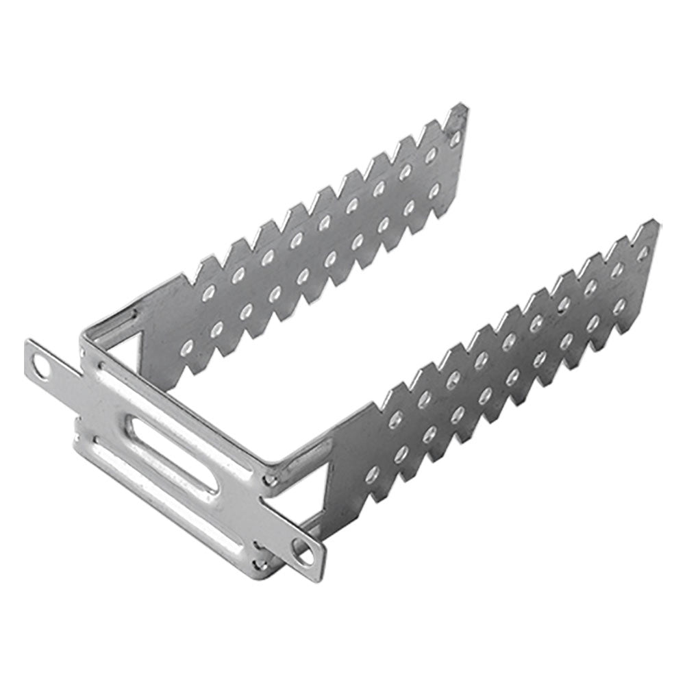 STAFFA UNIVERSALE PER MONTANTI distanziatura parete 3-12 cm / spessore 0,8 mm- 100 pezzi  - AKIFIX