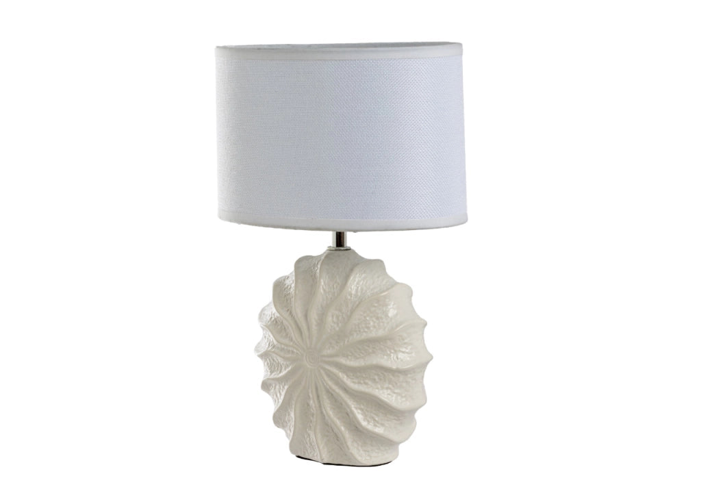 Lampada Da Tavolo Comodino Ricaricabile Accensione On/Off Modello Zante - Lampada - Bianco