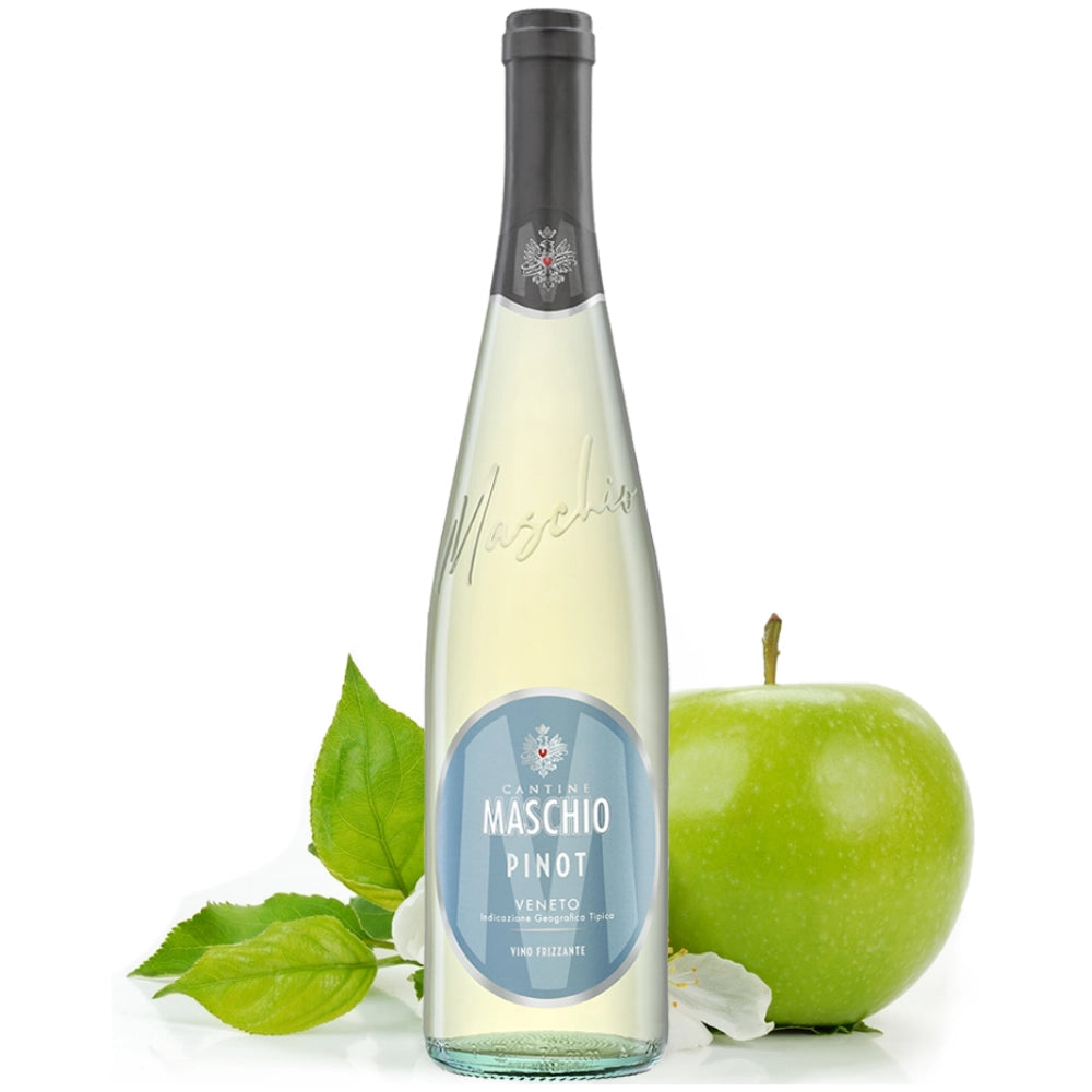 Cantine maschio vino frizzante pinot bianco veneto igt bottiglia da 0.75 litri