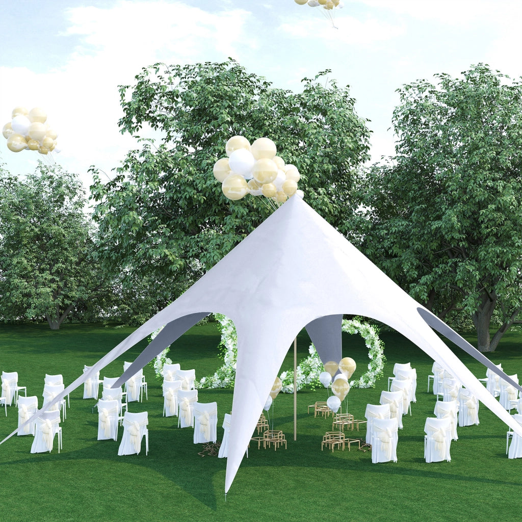 Tenda da Giardino XXL Impermeabile ¨C zephmum ¨C Blu Chiaro 10x10x4 m