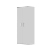 Mobile per scarpe XL TOM - 2 porte - Bianco lucido