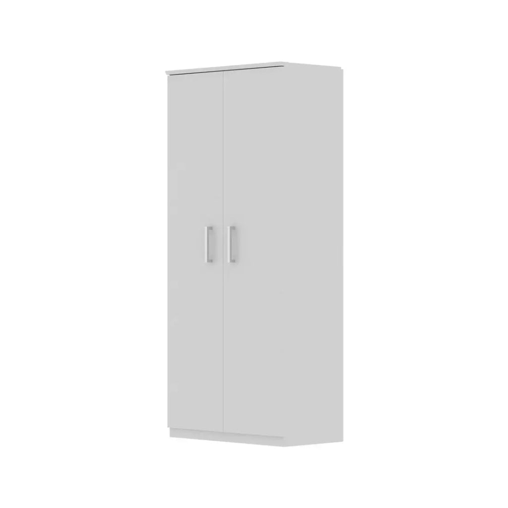 Mobile per scarpe XL TOM - 2 porte - Bianco lucido