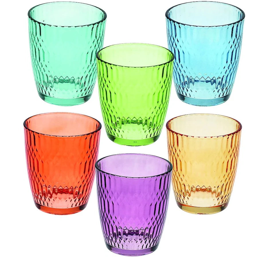 Set 6 Bicchieri 310 cc Seoul Multicolor