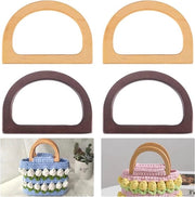 Set di maniglie per borse 4 pezzi - 12 x 85 cm - maniglia a forma di D sostitutiva - maniglie per borse di stile artigianale - borse a mano - strotas - borse a mano