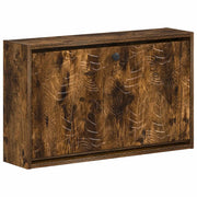 Mobiletto per Scarpe da Muro DELFT 71 x 17 x 43 cm Rovere Fumo 897070