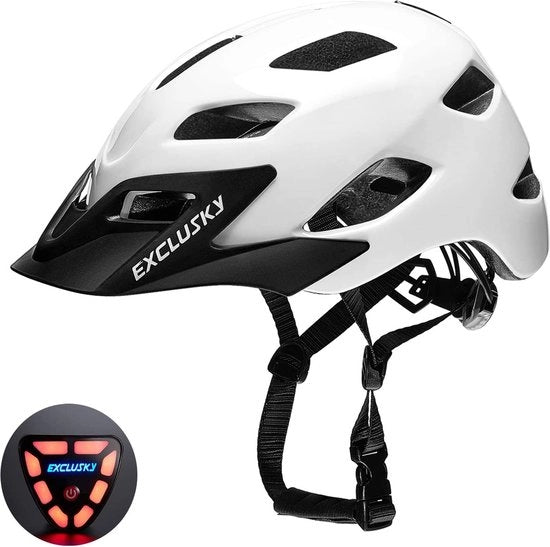 Elmetto per Ciclisti da Uso Estremo, con Assorbimento degli Impatti - Protezione per Roller e Mountain Bike, per Adulti, Uomini e Donne