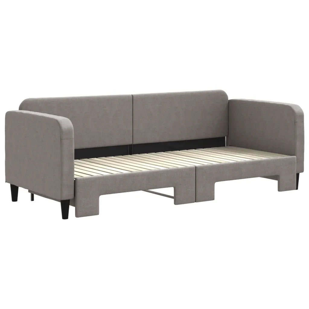 Divano Letto con Letto Estraibile Tortora 80x200 cm Tessutocod mxl 82671