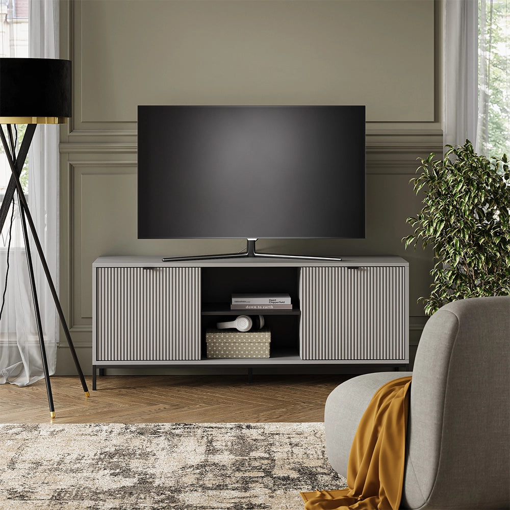 Vicco Mobile tv Grigio 150 x 60 cm con 2 porte