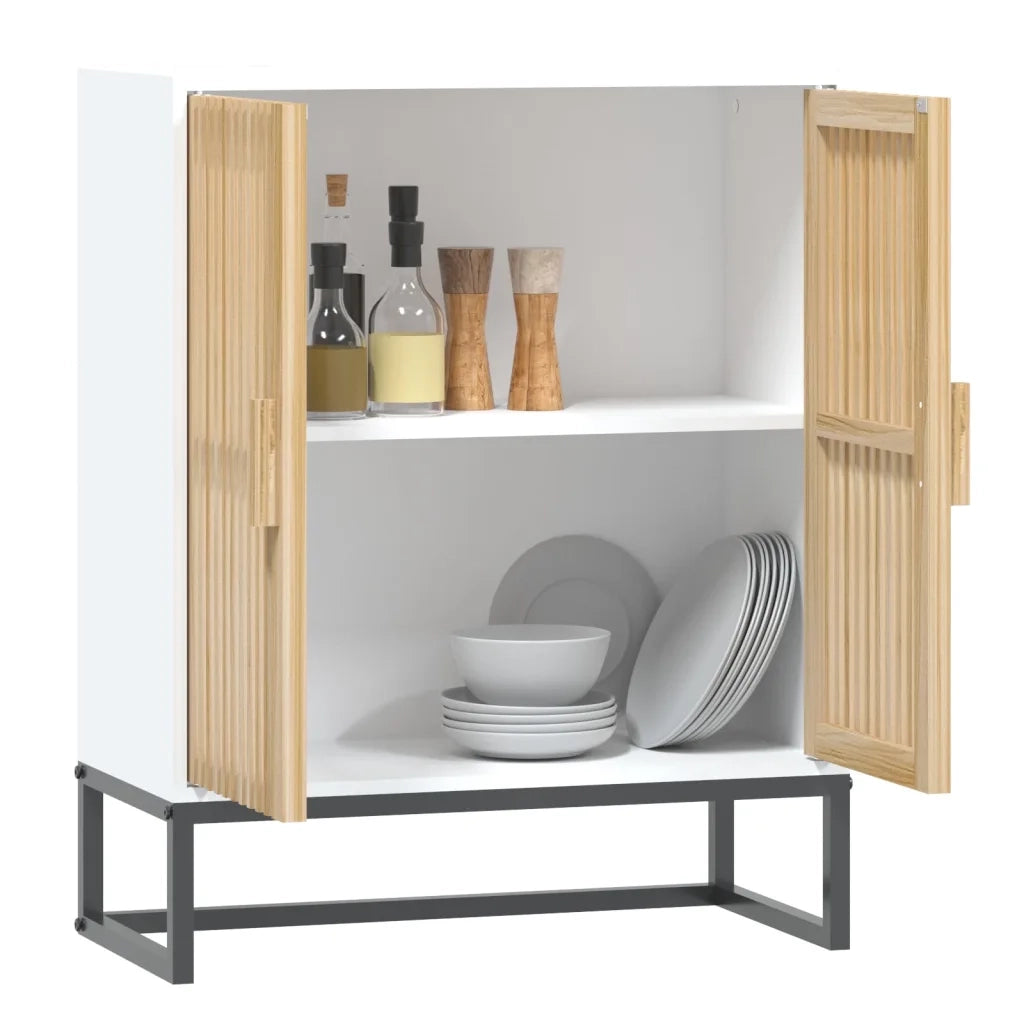Credenza Bianca 60x30x75 cm in Legno Multistrato 352109
