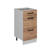 Vicco Mobiletto base per cucina Quercia dorata 40 cm senza piano di lavoro