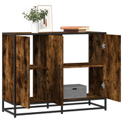 Credenza Rovere Fumo 94x35x76 cm in Legno Multistrato 849006
